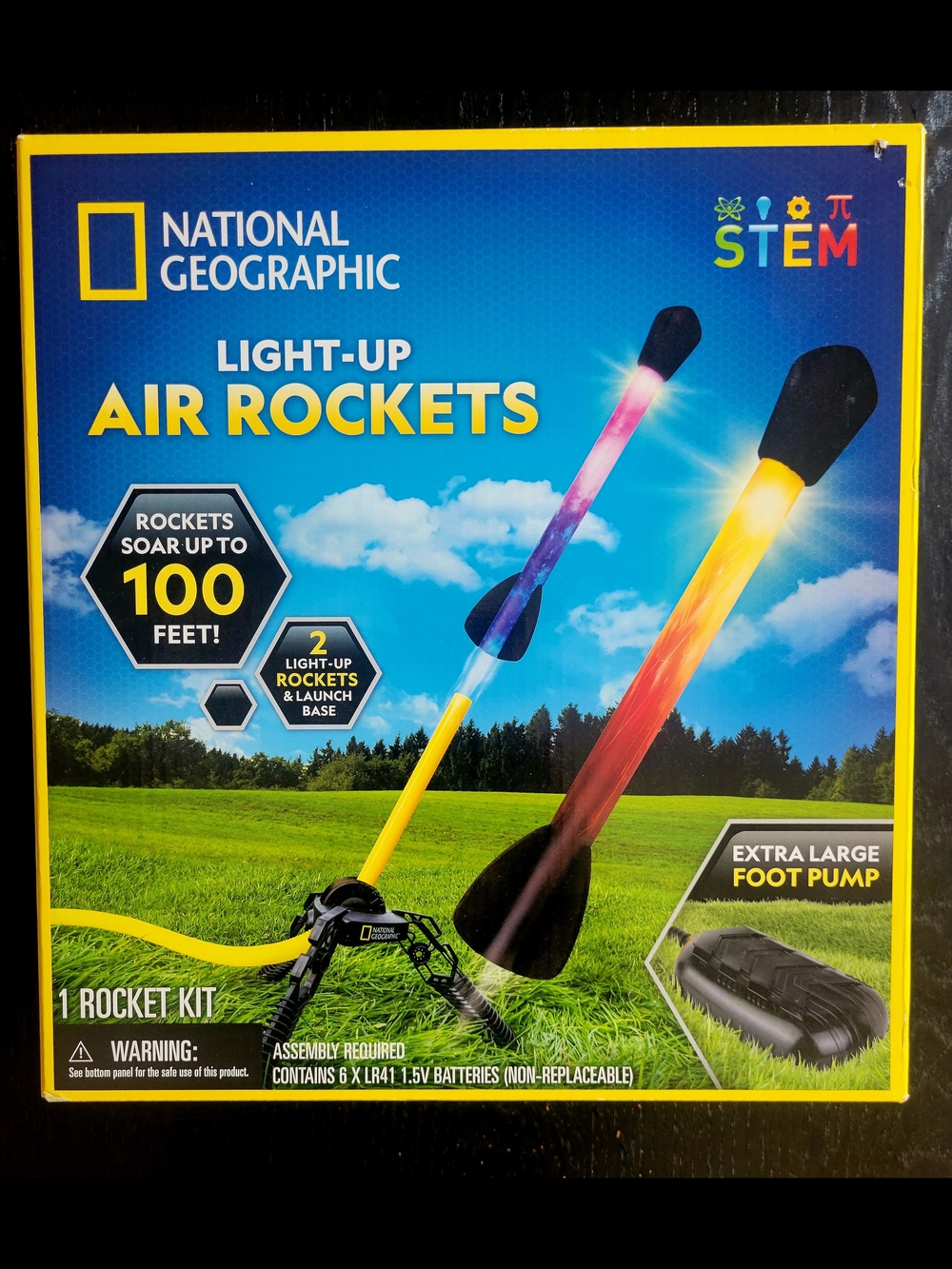 National Geographic Light-Up Air Rockets